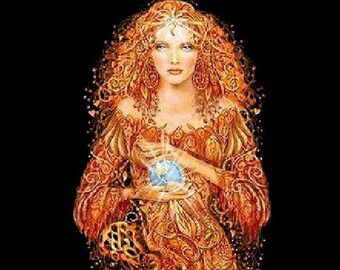 Earth Goddess Cross Stitch Pattern