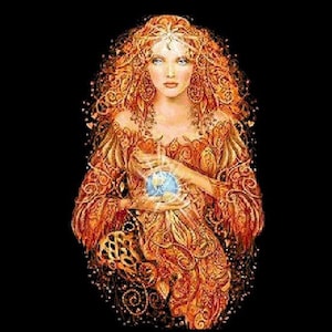 Earth Goddess Cross Stitch Pattern