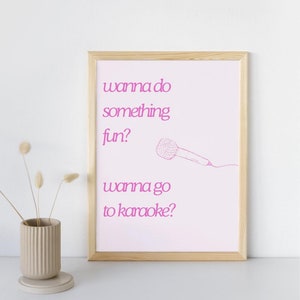 ¿Quieres ir al karaoke? Descarga digital del cartel inspirado en Mean Girls