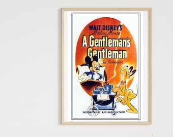 ディズニー　ポスター　ヴィンテージ 1930 ミッキーマウス ポスター ヴィンテージ ディズニー映画