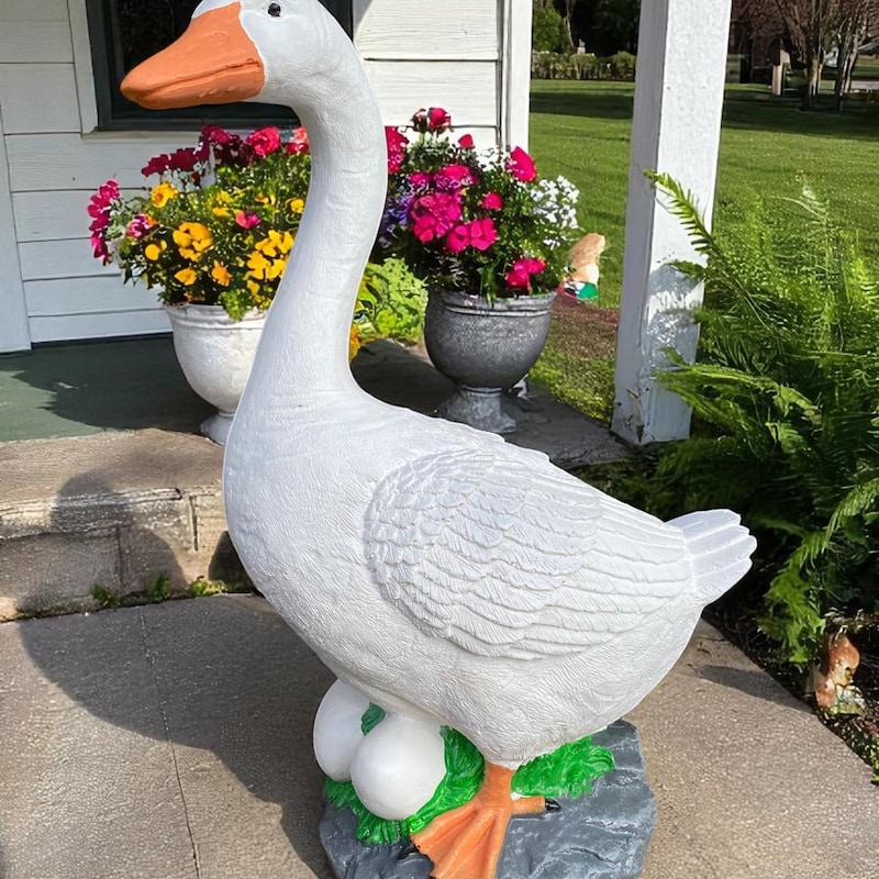 Goose Outdoor Statues - Etsy