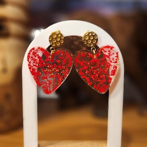 Resin earrings