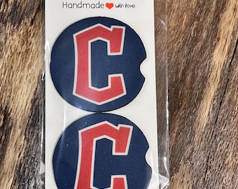 Soft Car Coasters - Cleveland - Set of 2