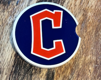 Ceramic Car Coasters - Cleveland - Set of 2