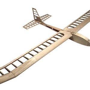Classic Glider fernsteuerbares Flugzeug - Laser/CNC Cut Files