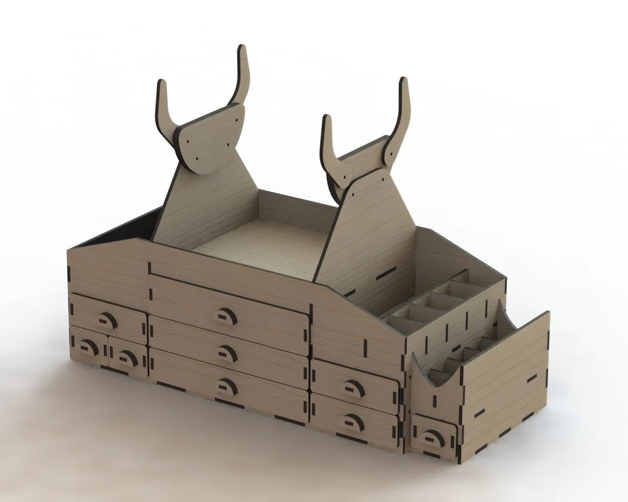 RC Airplane Stand Box - Laser/CNC Files