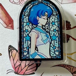 Sailor Moon Inpired Kawaii Anime Acrylic Magnets, for Fridge, Whitebord, Decor