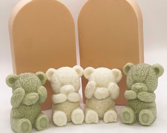 Soap For Kids Gift For Children School Gift Soap Kids Birthday Gift Playtime Present Whimsical Décor Benny The Bear Club Soap Pack-Set of 12