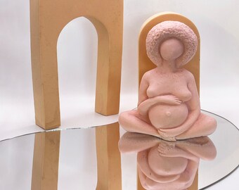 Gift For Maternity For Her Sculptural Soap Pregnancy Gift for Baby Shower Gift Moms-to-Be Baby Bump Décor Radiant Epectancy