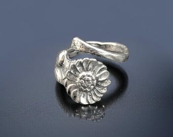 Reed and Barton Sunflower Sterling Silver Spoon Ring Size 6.5