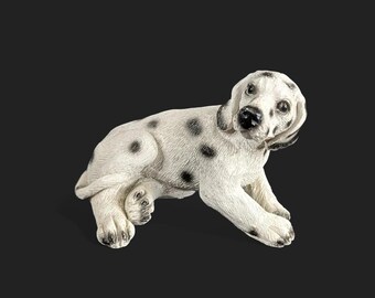 Sweet Vintage Resin Dalmatian Figurine 3"