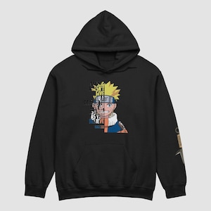 Naruto Hoodie Embroidered Etsy