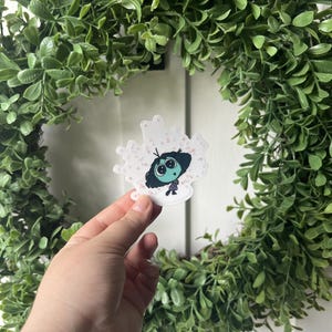Pegatina de vinilo transparente ENVY de adentro hacia afuera