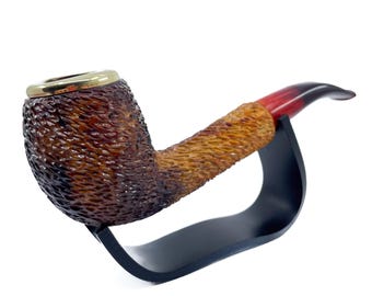 S. Yanik Pipa de espuma de mar, filtro Calcine medio doblado de 9 mm