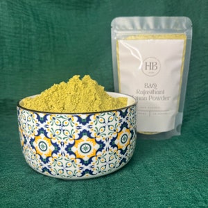 BAQ Rajasthani Henna Powder | 100 grams | 5x Sifted | Henna Botanica