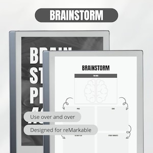 Brainstorm & Idea Template for Remarkable: Digital Mind Mapping and Idea Maps