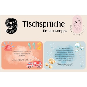 Tischsprüche für Kinder