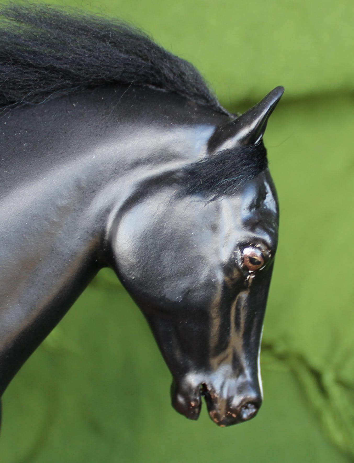 Calliope - Breyer Custom Black Blanket Appaloosa Cantering Welsh