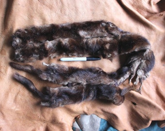 Lot of Five Vintage Mink Pelts Fur Stole DESTASH