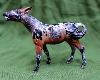 Hudson - Breyer Custom Stablemate Bay Appaloosa Mule customized CM RRH altered painted art horse