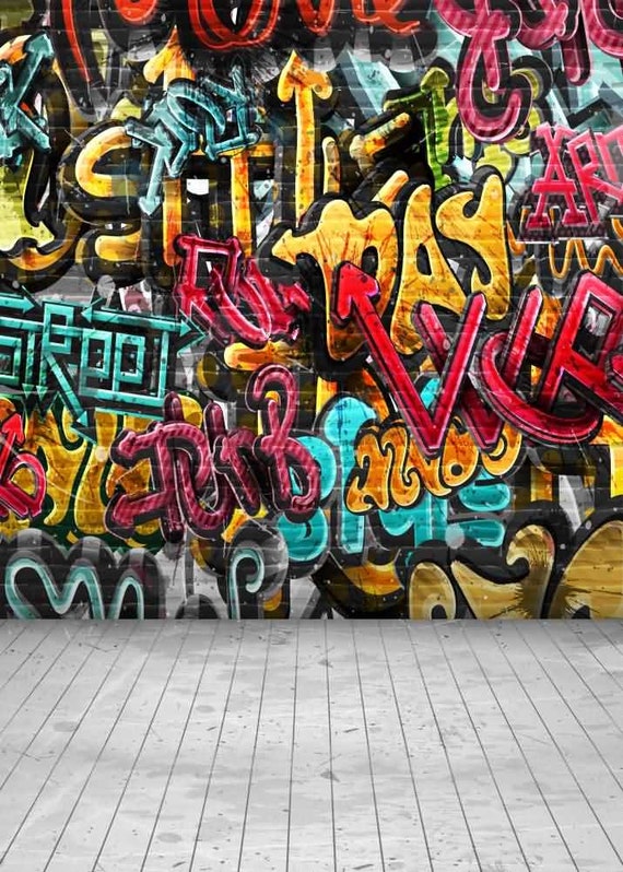Leyiyi 4x6ft Photography Background Grunge Graffiti Brick Wall Backdrop Dirty Dark Street Light Shot Halloween Party Rock Music Bar Cafes Stage Performance Photo Portrait Vinyl Studio Video Prop Amazonin Electronics