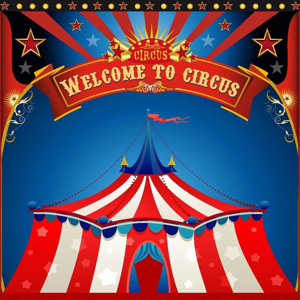 Welcome to Circus Photography Background Other Theme Computer - Etsy