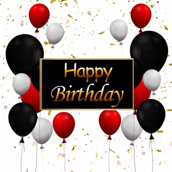 GladsBuy Birthday Diamond 8 x 8 Computer Printed Photography Backdrop Step and Repeat Banner Theme Custom Wedding Children Birthday Fashionshow Party Background AUT-080
