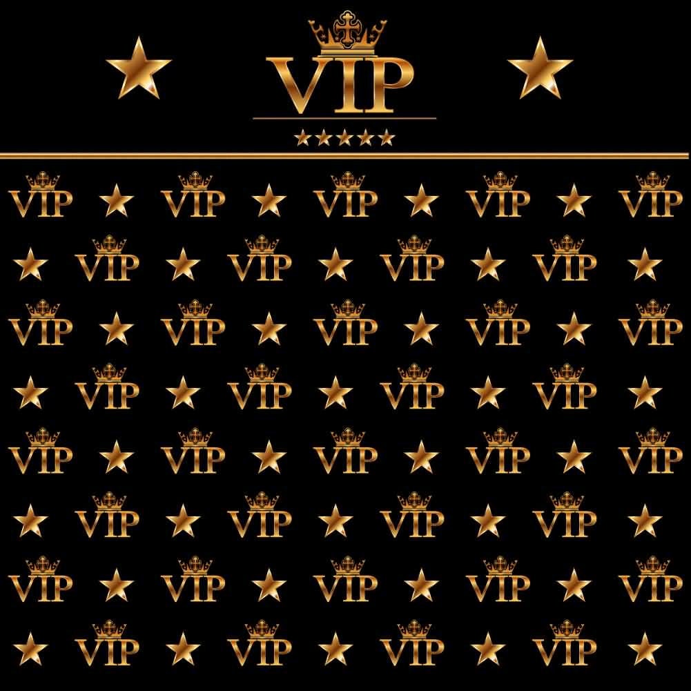 Vip Star Black Photography Computer Print Background Step And Etsy