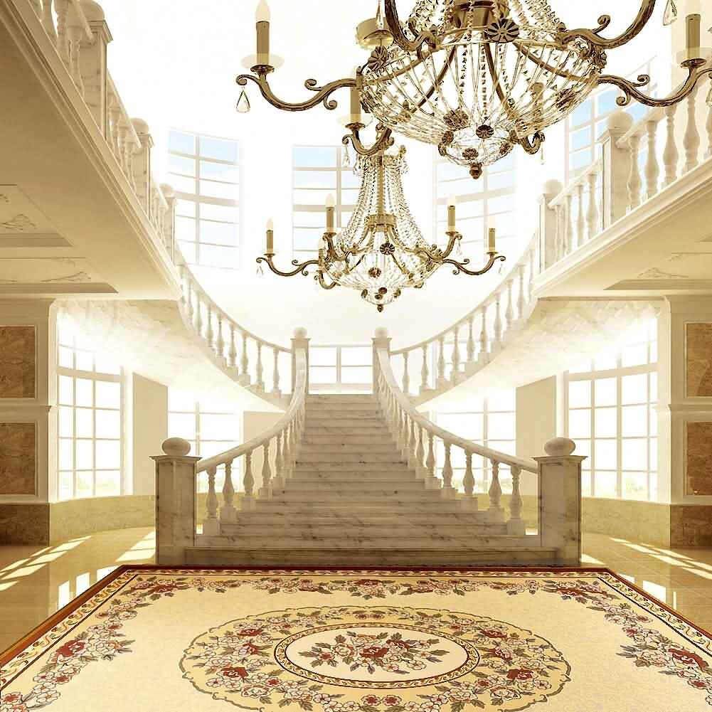 GladsBuy Elegant Interior Stairs 5 x 5 Computer Printed Photography Backdrop Indoor Theme Background DT-LP-0265 GladsBuy Elegant Interior Stairs 5 x 5 Computer Printed Photography Backdrop Indoor Theme Background DT-LP-0265