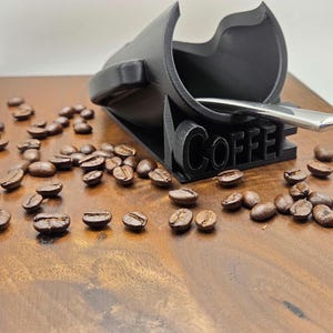 3D Printed Coffee Spoon Rest: Unique Coffee Lover Gift