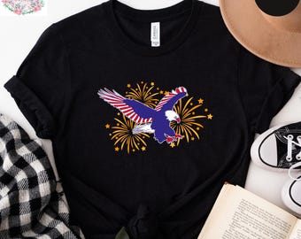 USA Flag Eagle Shirt, Patriotic Eagle Shirt, 4th of July Shirt, Independence Day Shirt, American Flag Eagle, Eagle Shirt,America Shirt