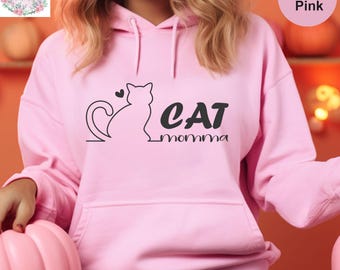 Mother's Day Gift For Cat Mama, Cat Mama Sweatshirt,  Cat sweater for Cat Mom, Cat Lover Gift, Cat Owner Hoodie, New Cat Mom Sweatshirt