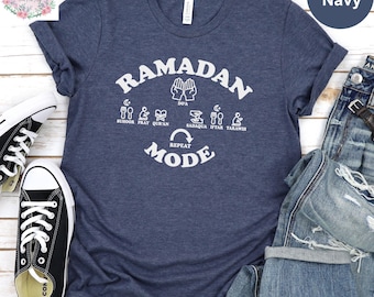 Ramadan Mubarak Mode Shirt, Family Ramadan Shirt, Eid Mubarak T-Shirt, Muslim Shirt, Ramadan Kareem Shirt, Islamic Shirt,Happy Ramadan Shirt