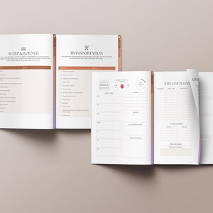 Digital graviditetsplanerare | Utskrivbar graviditetsplan, planerare för nybliven mamma, bebisplanerare, graviditetsspårare, bebisplanering, graviditetschecklista bild 4