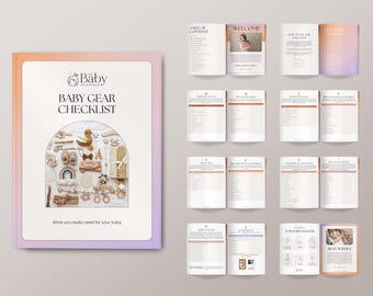 Baby Zahnrad Liste | Baby Register Checkliste, Checkliste für Baby Essentials, New Baby Checklist, Newborn Essentials Liste