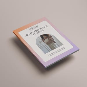 Digital graviditetsplanerare | Utskrivbar graviditetsplan, planerare för nybliven mamma, bebisplanerare, graviditetsspårare, bebisplanering, graviditetschecklista bild 2