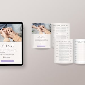 Postpartum Planner | Postpartum Workbook, New Mom Planner, Postpartum Guide, Digital Newborn Planner, Postpartum Tool, Postpartum Support image 4