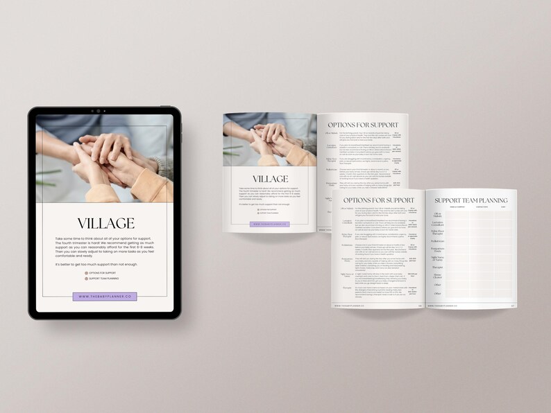 Postpartum Planner | Postpartum Workbook, New Mom Planner, Postpartum Guide, Digital Newborn Planner, Postpartum Tool, Postpartum Support image 4