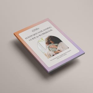 Postpartum Planner | Postpartum Workbook, New Mom Planner, Postpartum Guide, Digital Newborn Planner, Postpartum Tool, Postpartum Support image 2