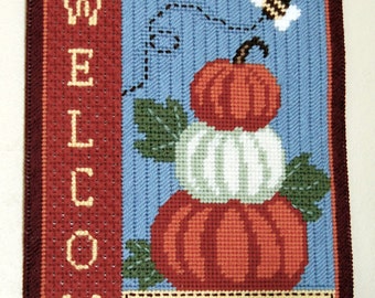 Happy Fall Wall Hanging-plastic Canvas Pattern-pdf Download 