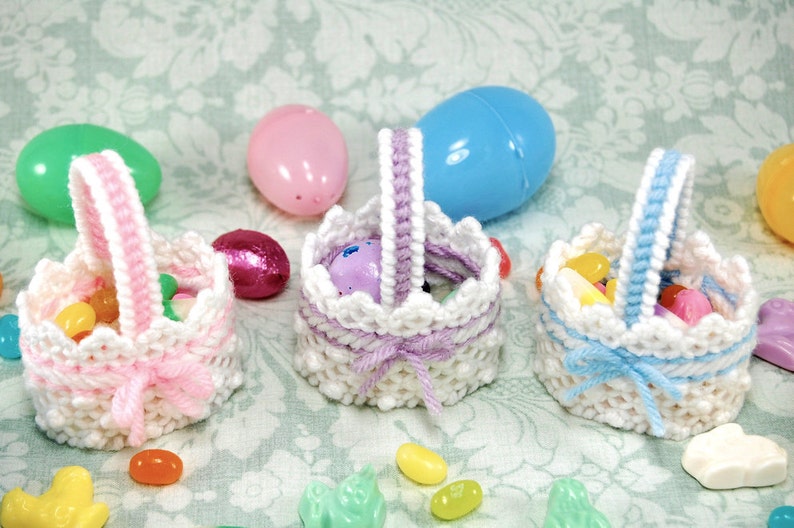 PATTERN Lacy Easter Baskets in Plastic Canvas Etsy