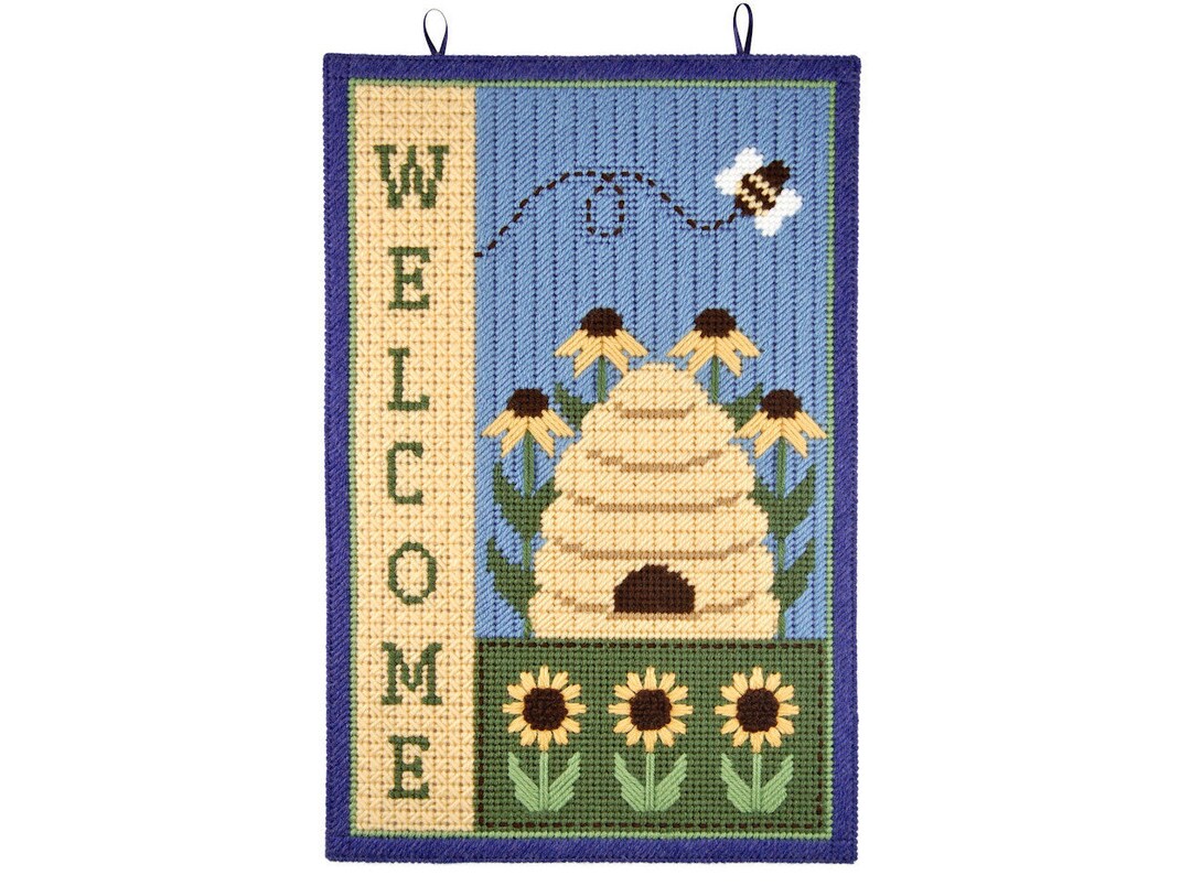 PATTERN: Summer Welcome Wall Hanging in Plastic Canvas - Etsy