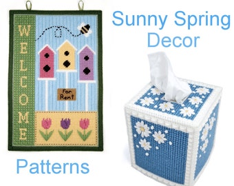 PATTERN: Sunny Spring Decor in Plastic Canvas