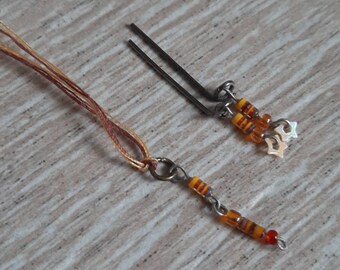 PUPPE Schmuck SET in Schattierungen von ORANGE 1:6 Maßstab Modepuppe