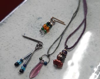 Herbstliches Modepuppen Schmuck SET x 5