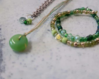 Frühlingsmode Puppenschmuck- GRÜN