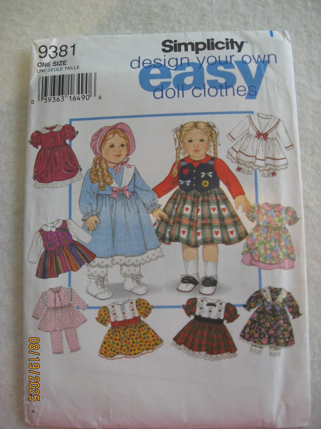 Aolso Poupée Vêtements et Accessoires pour Poupées, Taille 35-45 Cm (Salopette - Lapin