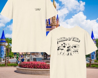 Steamboat Willie and Tillie Unisex Softstyle T-Shirt
