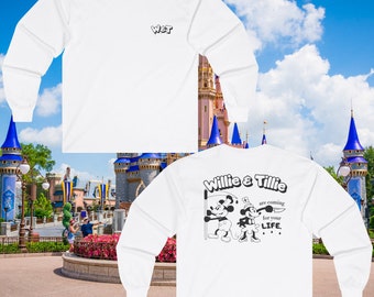 Steamboat Willie Long Sleeve Tee, Retro Mickey and Tillie Shirt