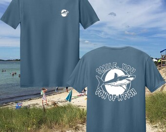 Son Of A Fish Shark T-Shirt, Jaws Inspired Graphic Tee